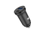 Mobiel - Adapters & Opladers - GEAR 12/24V Car Charger 1xUSB-C + 1xUSB-A PD 30W + QC18.0W MAX - Black - 665142
