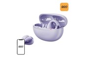 Headphones/Headsets - QCY Crossky Clip T33 headphones (purple) - T33 purple