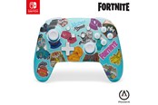 Gaming accessoires - PowerA Enhanced Wireless Controller for Nintendo Switch - Fortnite Sticker Mania - Controller - NSGP0290-01