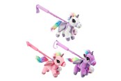 Speelgoed voor baby's - Dream Horse Unicorn Plush on Stick - 37152Z