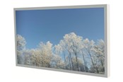 Muurbevestigingen, AV-bevestigingen & AV-meubels - HI-ND EASY mounting kit - landscape - for LCD display - white RAL 9003 - Max - recommended for 43" - WC4300-0201-01