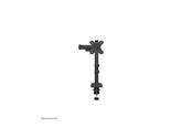 Monitorbevestiging - Neomounts DS60-600BL1 mounting kit - full-motion - for Monitor - black - DS60-600BL1