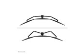 Monitorbevestiging - Neomounts DS60-600BL3 mounting kit - full-motion - for 3 monitors - black - DS60-600BL3