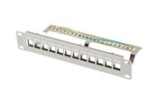 Rackkoffers - Lanberg PPKS-9212-S - 1U - 12-Port Patch Panel - PPKS-9212-S