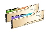 RAM - G.Skill Trident Z5 RGB DDR5-6000 - 32GB - CL28 - Dual Channel (2 pcs) - Intel XMP - Goud met RGB - F5-6000J2836G16GX2-TR5G