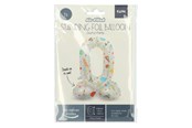 Speelgoed - Folat BV - Standing Foil Balloon Joyful Party Number 0 -72cm - 63960