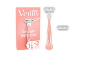 Scheerapparatuur - Gillette-Venus Smooth Sensitive Pink Handle + 2 refills - 7702018575350