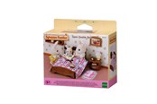 Pop, teddybeer en materiaal - Sylvanian Families Semi-Double Bed - 5019