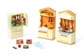 Pop, teddybeer en materiaal - Sylvanian Families Kitchen Play Set - 5341