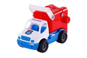 Speelgoedauto - Cavallino Toys Cavallino Grip Garbage Truck with Rubber Tires 29cm - 2706TY01