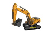 Speelgoedauto - Johntoy - Excavator Yellow 1:55 - 26105