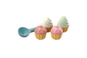 Buiten spelen - Androni Cupcake Sand Molds with Scoop 9 pcs. - 3401-00BK