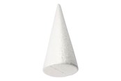 Schrijf- en tekenartikelen - Creativ Company - Styrofoam Cone White 35cm - 54345