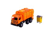 Speelgoedauto - Cavallino Toys - Cavallino XL Garbage Truck Orange 42cm - 2121CN01