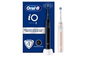 Elektrische tandenborstel - Oral-B Elektrische tandenborstel iO2 Duo Night Black / Calm Pink - 8700216612470