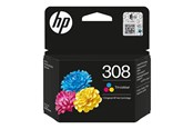 Inkt, toner en verbruiksartikelen - HP 308 / 7FP20UE Tri-Color (Cyan Magenta Yellow) Ink - 7FP20UE