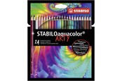Schrijf- en tekengerei - STABILO Aquacolor - Watercolor Colored Pencil - ARTY - Set 24 Pcs. - 1624/1-20
