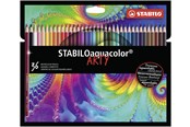 Schrijf- en tekengerei - STABILO Aquacolor - Watercolor Colored Pencil - ARTY - Set 36 Pcs. - 1636-1-20