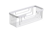 Badkamer accessoires - Gedy Rectangular Soap Basket in White - 11280
