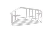Badkamer accessoires - Gedy White Corner Basket - 11282