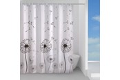 Badkamer accessoires - Gedy Shower curtain black flower 120x200 cm - 12230