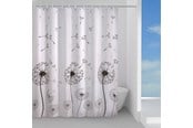 Badkamer accessoires - Gedy Shower curtain black flower 180x200 cm - 12235