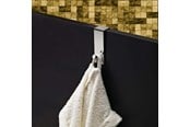 Badkamer accessoires - Gedy Single Towel Holder for Door - Chrome - 212513