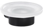 Badkamer accessoires - Gedy Piren soap dish - Black - 30186