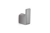 Badkamer accessoires - Gedy Piren 2 Hooks - Brushed Steel - 30481