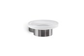 Badkamer accessoires - Gedy Piren wall-mounted soap dish - Brushed steel - 30486