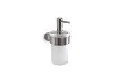 Badkamer accessoires - Gedy Piren soap dispenser - Brushed steel - 30487