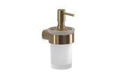 Badkamer accessoires - Gedy Piren soap dispenser - Brushed brass - 30687