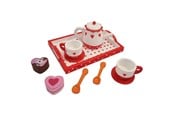 Houten speelgoed - Playwood Tea set Hearts/Dot - PW2171B