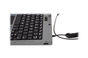Toetsenbord - Gamber-Johnson LLC Gamber-Johnson Rugged Lite - keyboard - with touchpad - Spanish Input Device - Toetsenbord - Spaans - Grijs - 7160-1449-04