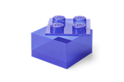 Kinderkamer - LEGO Storage Brick 4 Top Lid Glitter Violet - 40090800