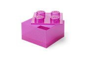 Kinderkamer - LEGO Storage Brick 4 Top Lid Glitter Medium Violet - 40090801