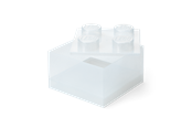 Kinderkamer - LEGO Storage Brick 4 Top Lid Glitter Translucent - 40090803