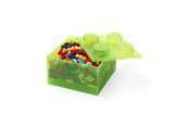 Kinderkamer - LEGO Storage Brick 4 Top Lid Translucent Light Green - 40090806