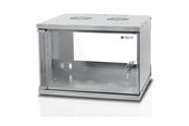 Rackkoffers - TECHLY 6U - Wall Mount Rack Cabinet - I-CASE EL-1006G45