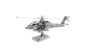 Modelbouw - Eureka Metal Earth AH-64 Apache Silver Edition - 570083