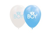 Speelgoed - Globos Balloons Son Baby Blue/White 30cm 8pcs. - 1129014