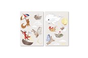 Babyspullen - Filibabba Wallstickers - Dreamy Adventurers - FI-03821