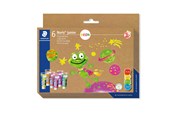 Schrijf- en tekengerei - Staedtler Finger paint NJ neon 6pcs box - 8816F C6