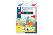 Schrijf- en tekengerei - Staedtler Fibre-tip Jumbo 6pcs wallet - 340 C6