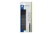 Schrijf- en tekengerei - Staedtler Fineliner triplus rPP black 4pc Bl - 334-9 BK4