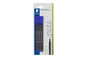 Schrijf- en tekengerei - Staedtler Fineliner triplus rPP blue 4pc Bl - 334-3 BK4