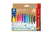 Schrijf- en tekengerei - Staedtler Fibre-tip Noris jumbo 10pcs wallet - 328-B C10P
