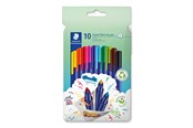 Schrijf- en tekengerei - Staedtler Fibre-tip pen triplus col rPP 10pcs - 323 C10