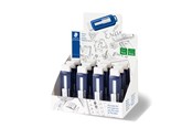 Schrijf- en tekengerei - Staedtler Eraser with sliding plastic sleeve 12 pcs - 525 PS1