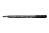 Schrijf- en tekengerei - Staedtler pigment brush pen 10 pcs light black - 371-90